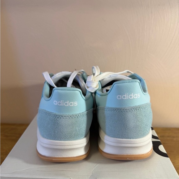 Adidas Cloudfoam Turquoise and White Sneakers - Picture 5 of 6
